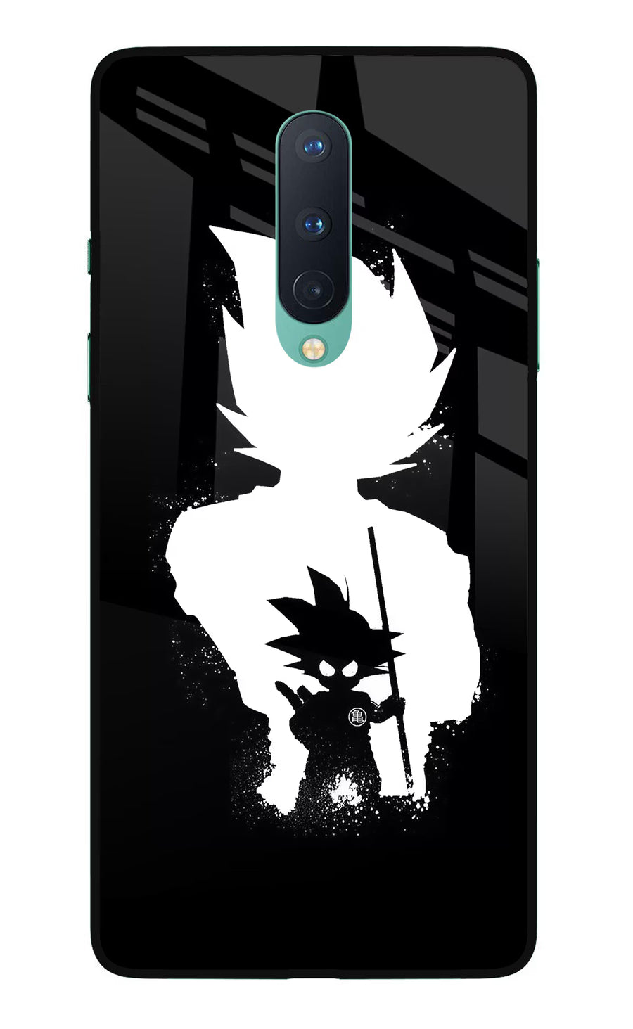 Goku Shadow Oneplus 8 Back Cover, Glass case