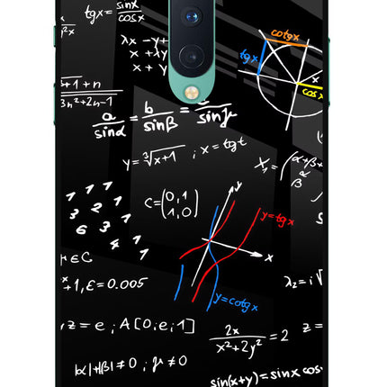 Mathematics Formula Oneplus 8 Glass Case