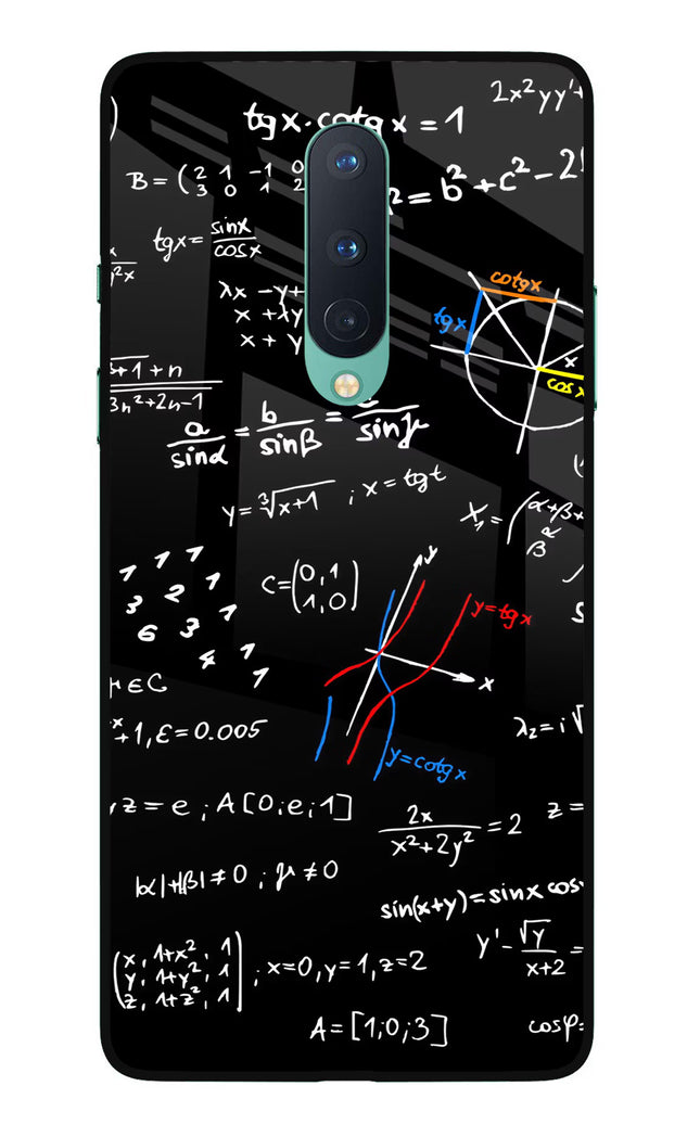 Mathematics Formula Oneplus 8 Glass Case