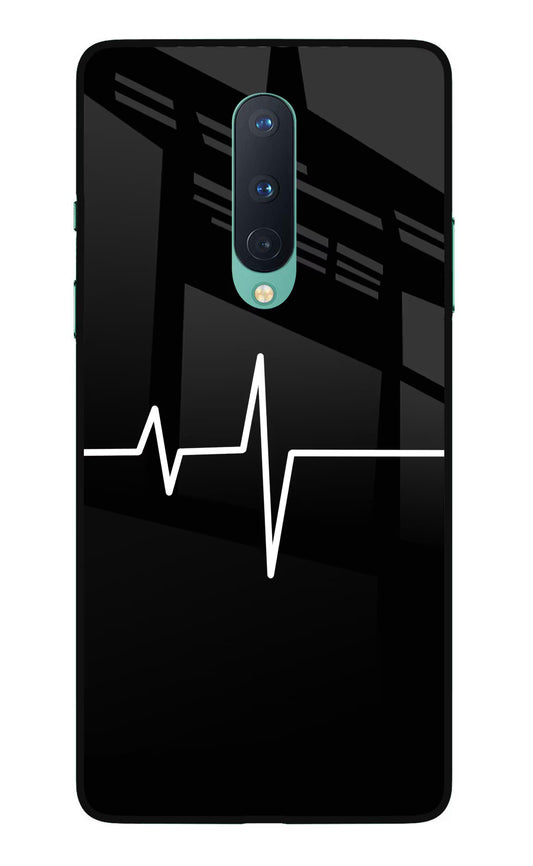 Heart Beats Oneplus 8 Glass Case