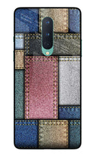 Multicolor Jeans Oneplus 8 Glass Case