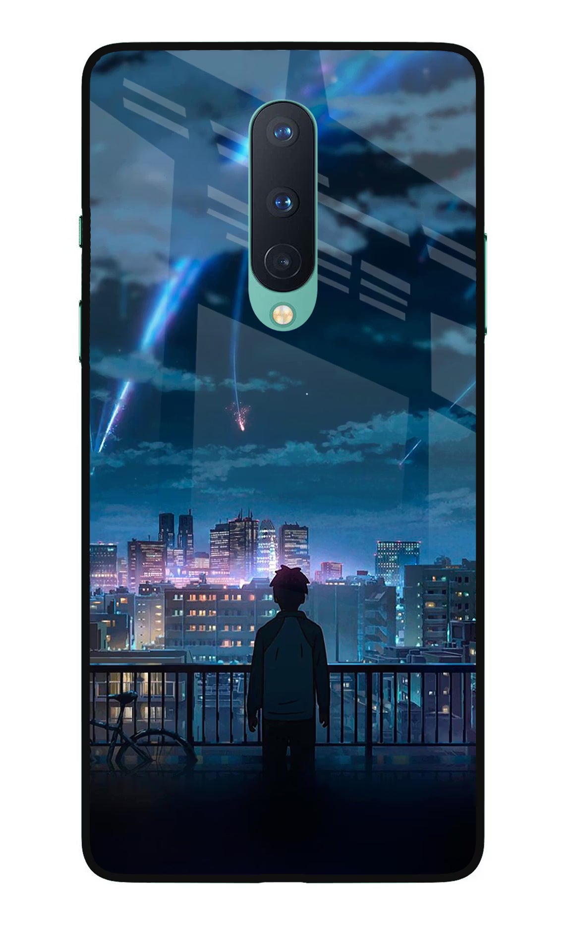 Anime Oneplus 8 Glass Case Back Cover by Casekaro