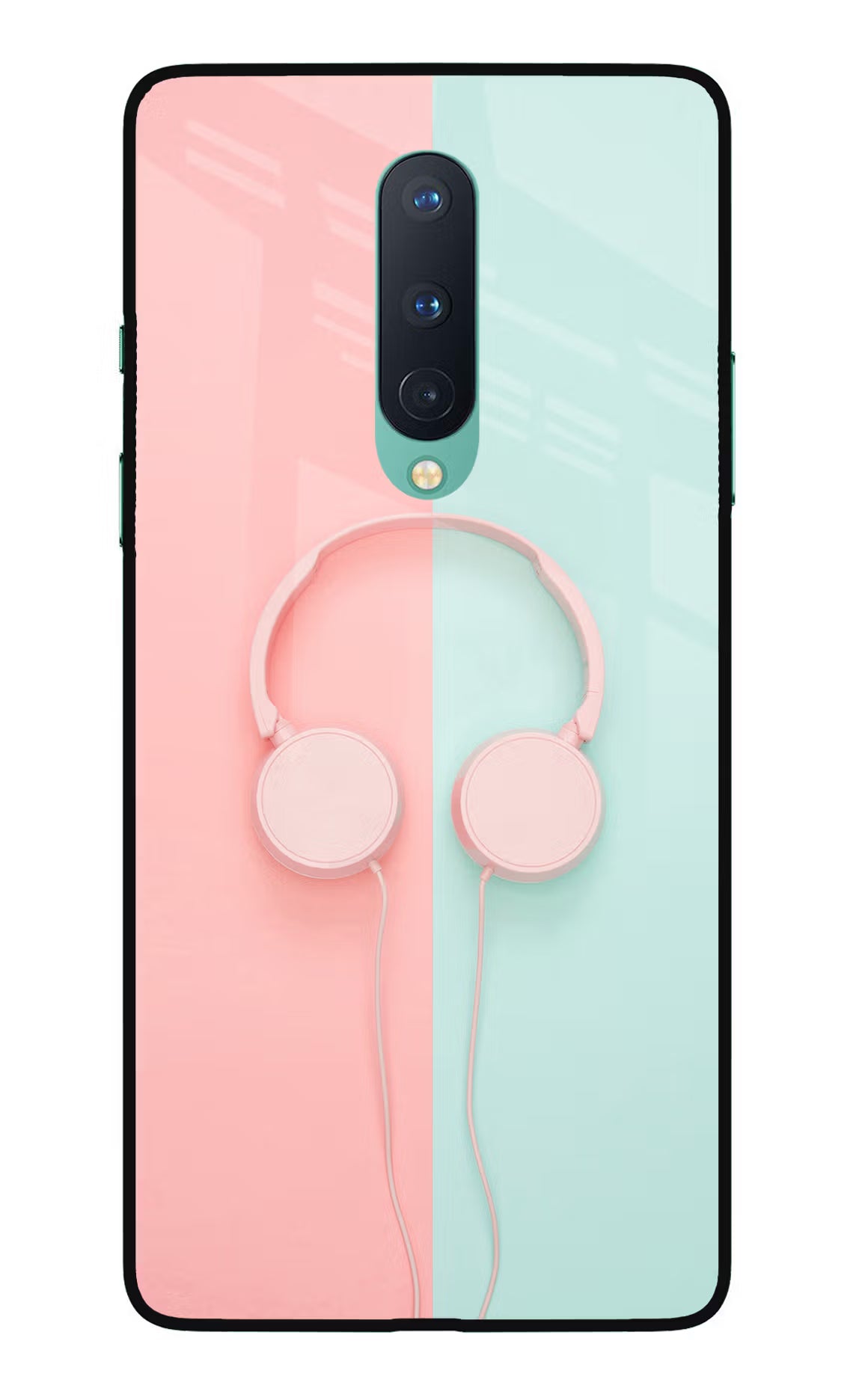 Music Lover Oneplus 8 Glass Case Back Cover by Casekaro