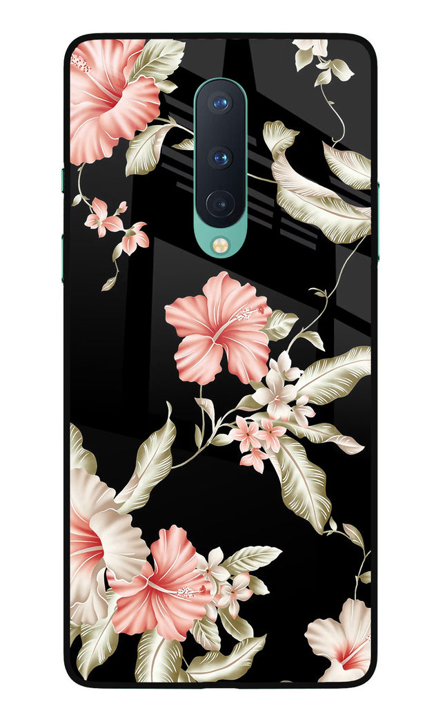 Flowers Oneplus 8 Glass Case