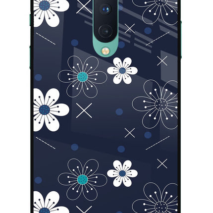 Flowers Oneplus 8 Glass Case