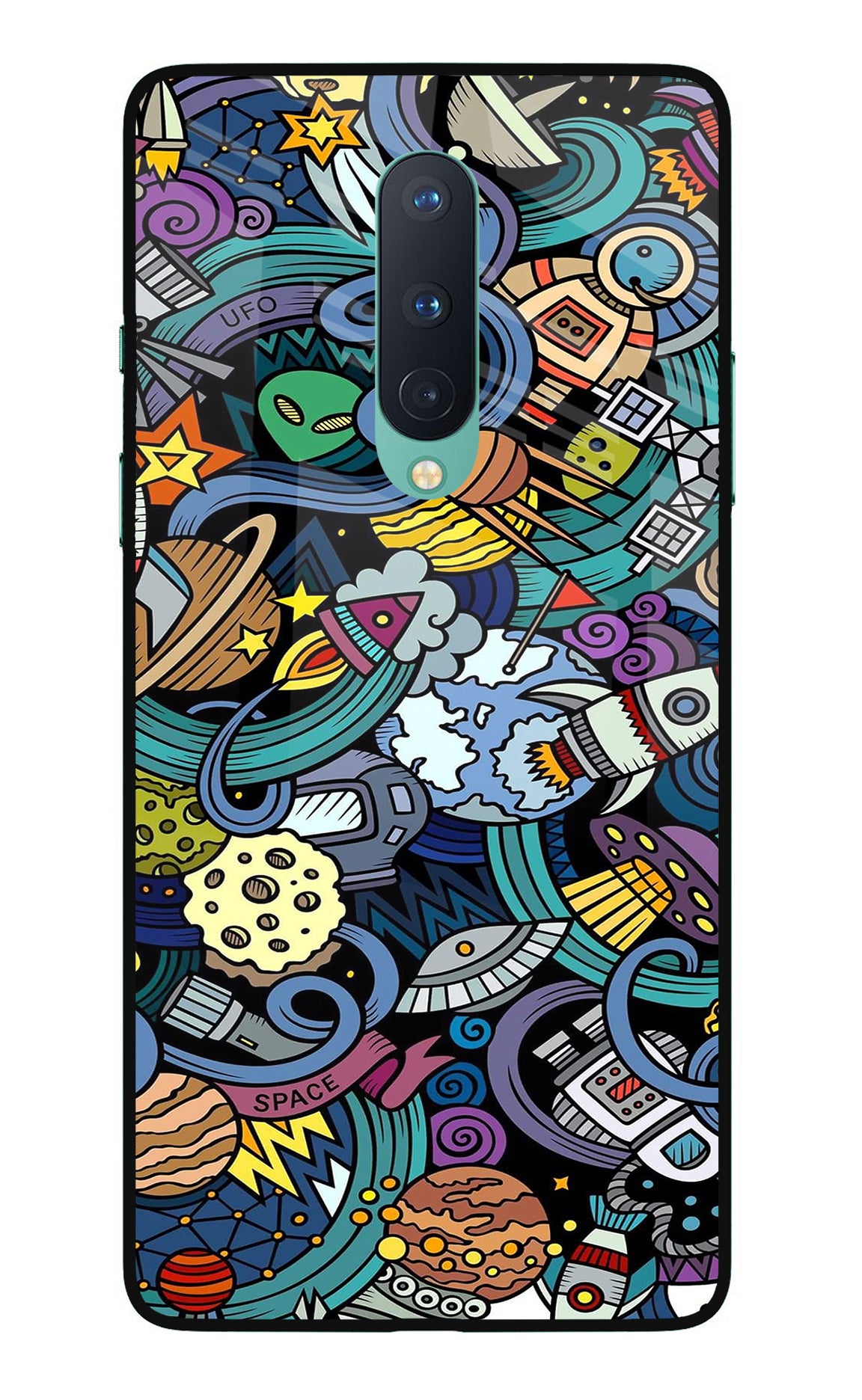 Space Abstract Oneplus 8 Back Cover