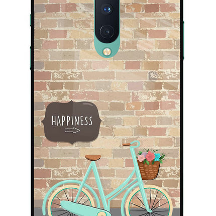 Happiness Artwork Oneplus 8 Glass Case