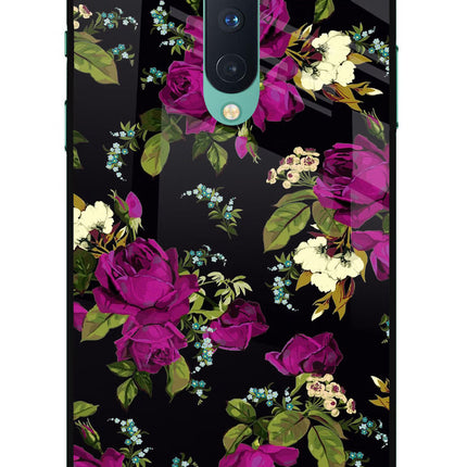 Flowers Oneplus 8 Glass Case