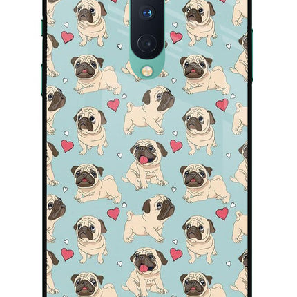 Pug Dog Oneplus 8 Glass Case