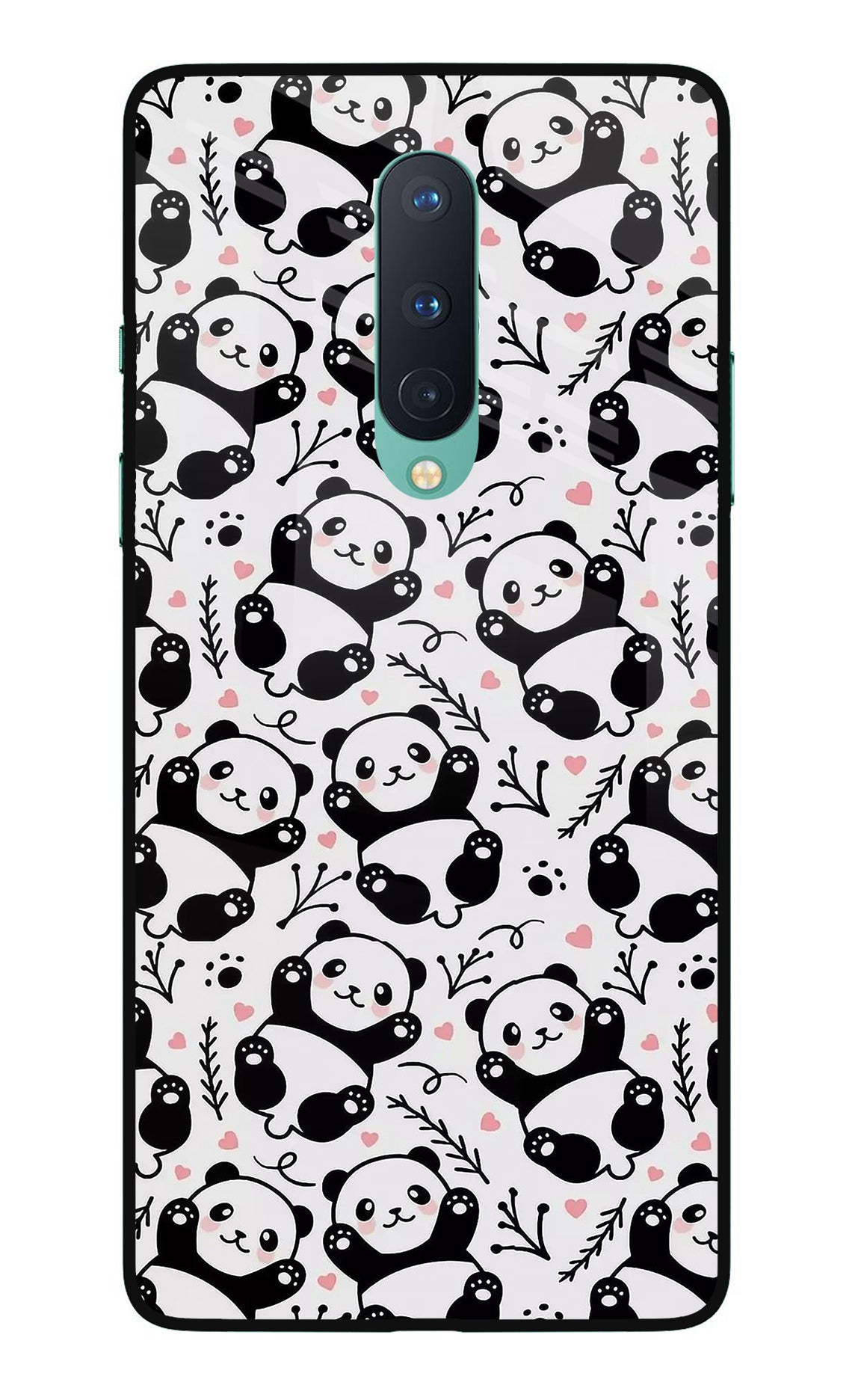 Cute Panda Oneplus 8 Back Cover