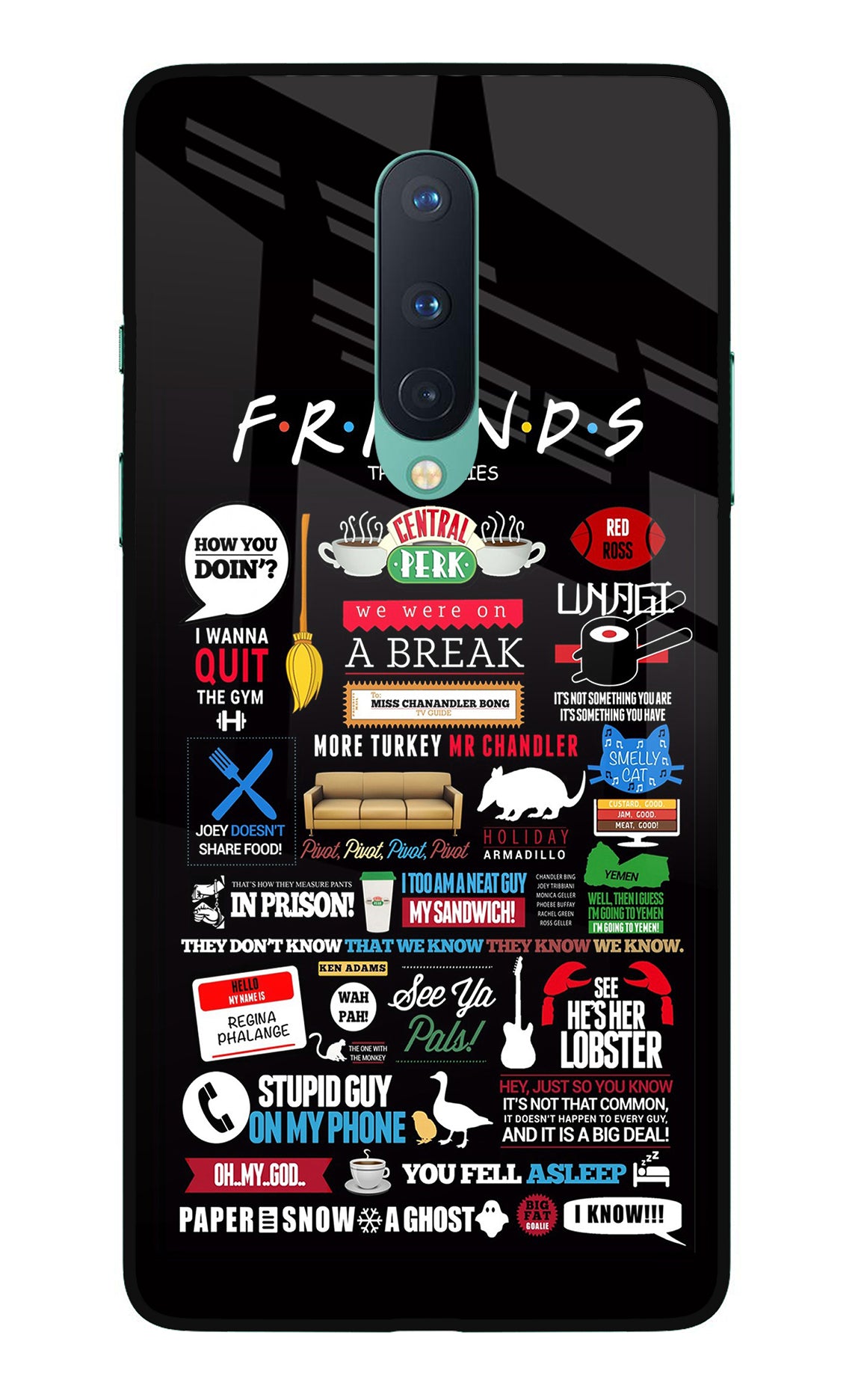 FRIENDS Oneplus 8 Back Cover