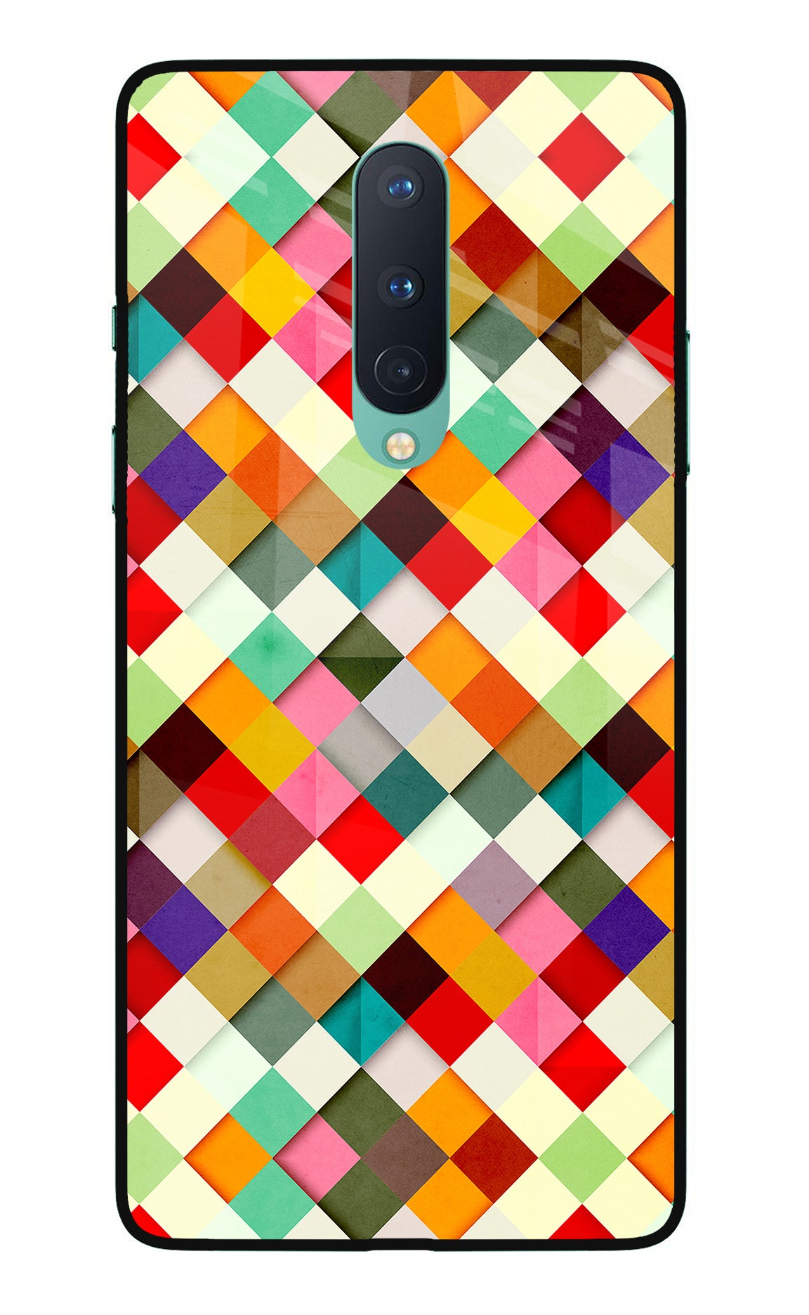 Geometric Abstract Colorful Oneplus 8 Back Cover