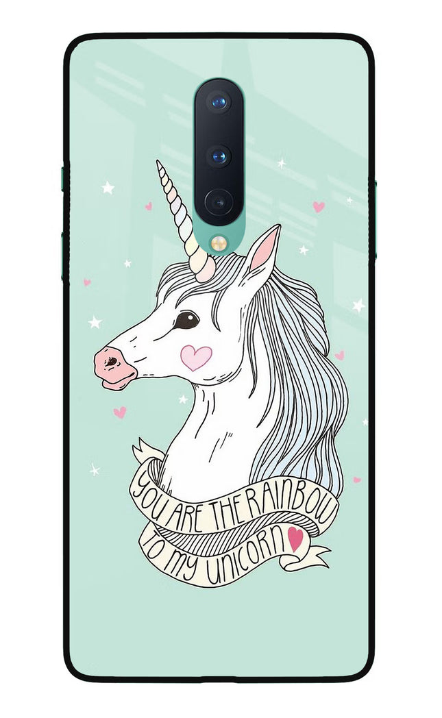 Unicorn Wallpaper Oneplus 8 Glass Case