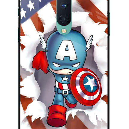 Captain America Oneplus 8 Glass Case