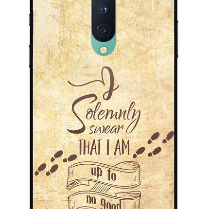I Solemnly swear that i up to no good Oneplus 8 Glass Case