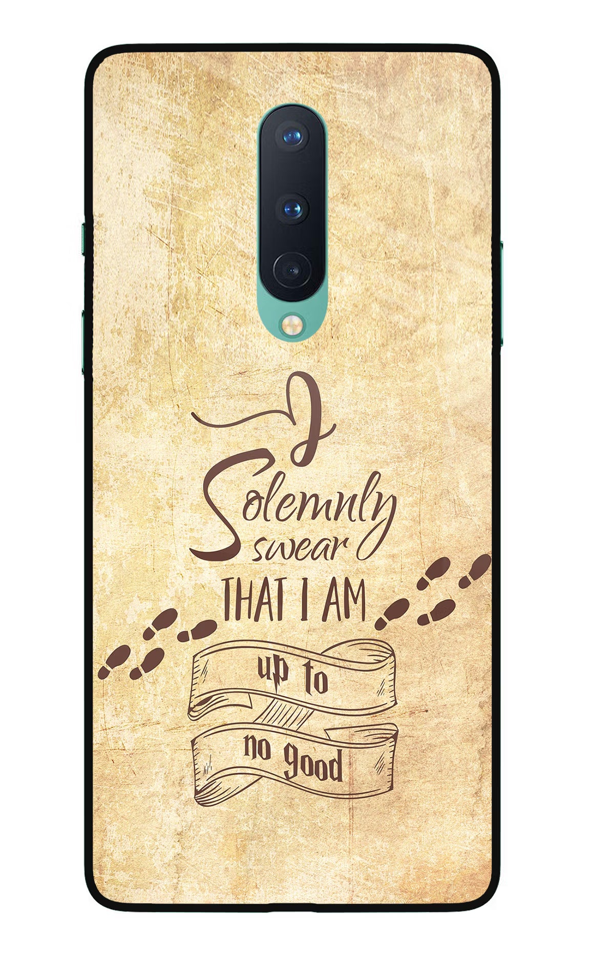 I Solemnly swear that i up to no good Oneplus 8 Glass Case