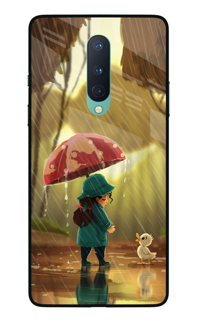Rainy Day Oneplus 8 Glass Case