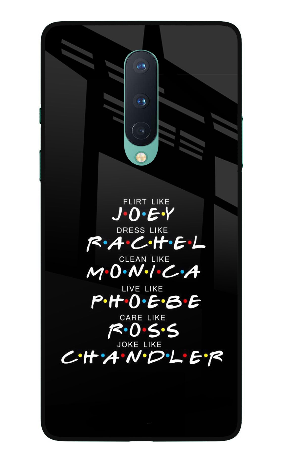 FRIENDS Character Oneplus 8 Back Cover