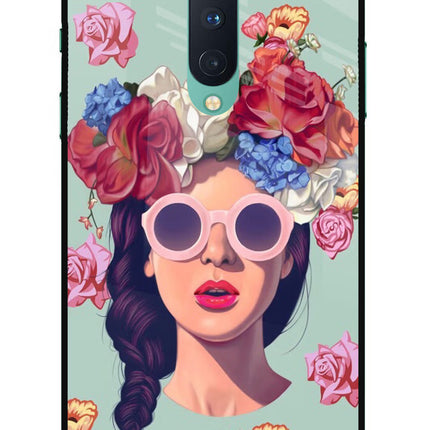 Pretty Girl Oneplus 8 Glass Case