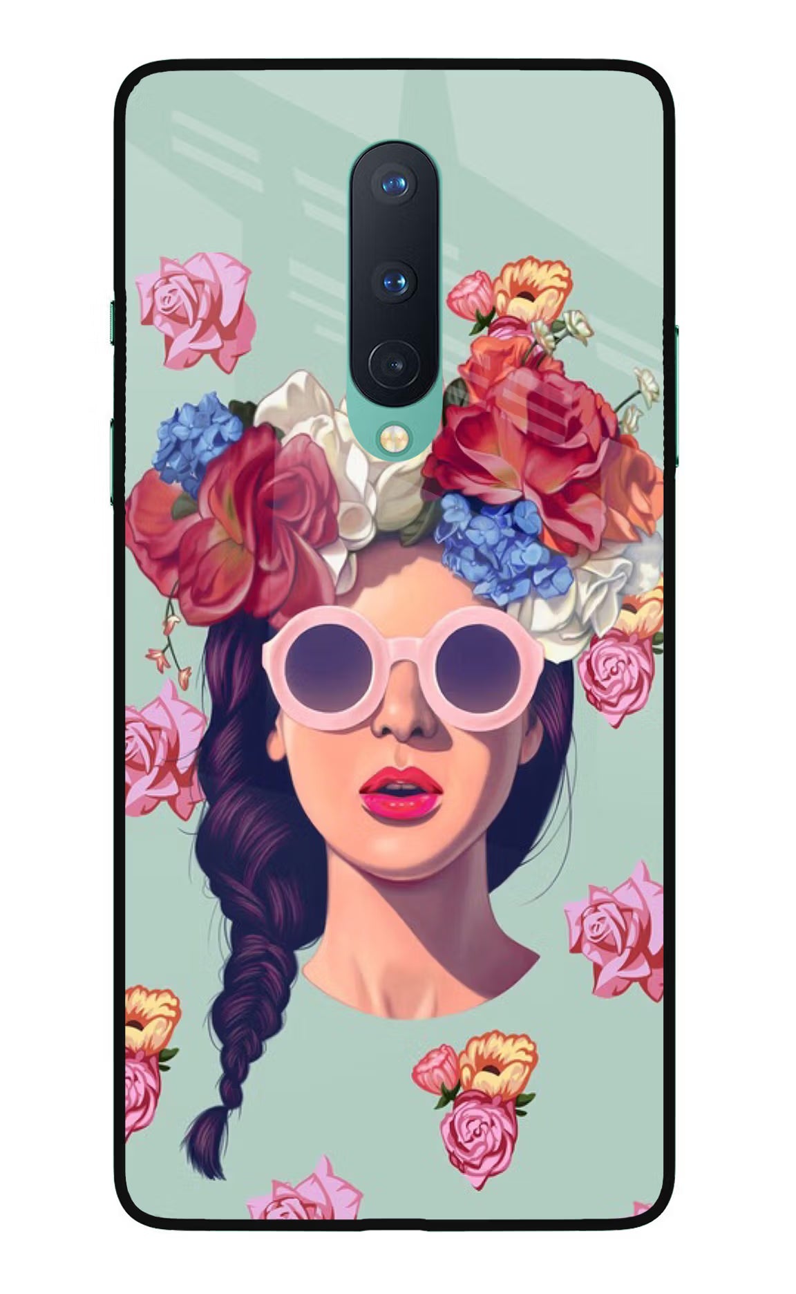 Pretty Girl Oneplus 8 Glass Case