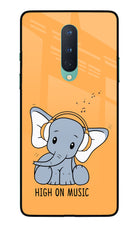 High On Music Oneplus 8 Glass Case