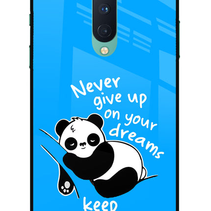 Keep Sleeping Oneplus 8 Glass Case