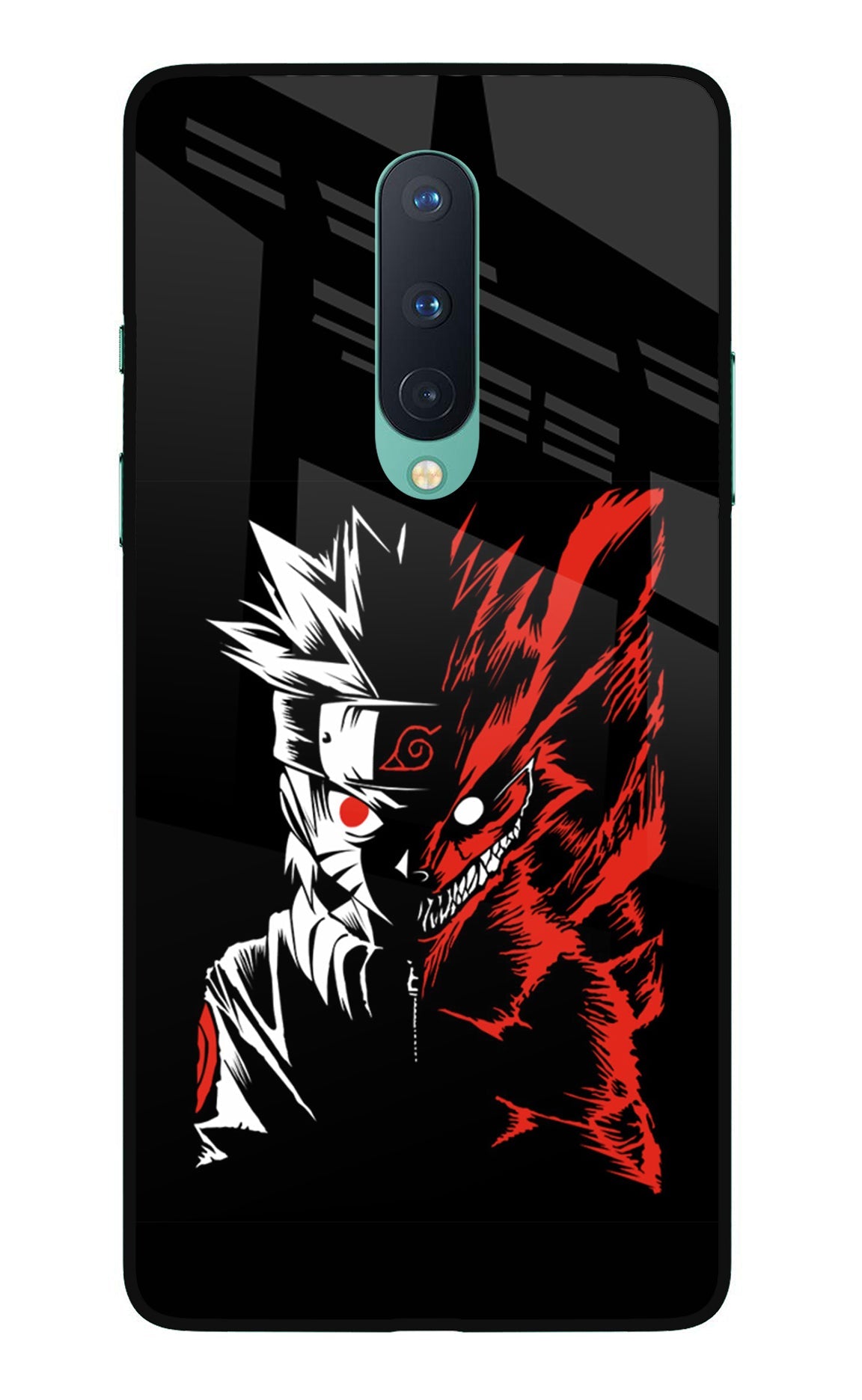 Naruto Two Face Oneplus 8 Glass Case