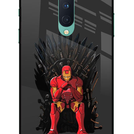 Ironman Throne Oneplus 8 Glass Case