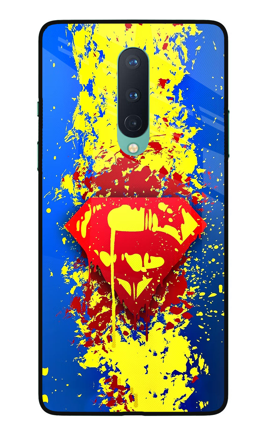 Superman logo Oneplus 8 Back Cover, Glass case