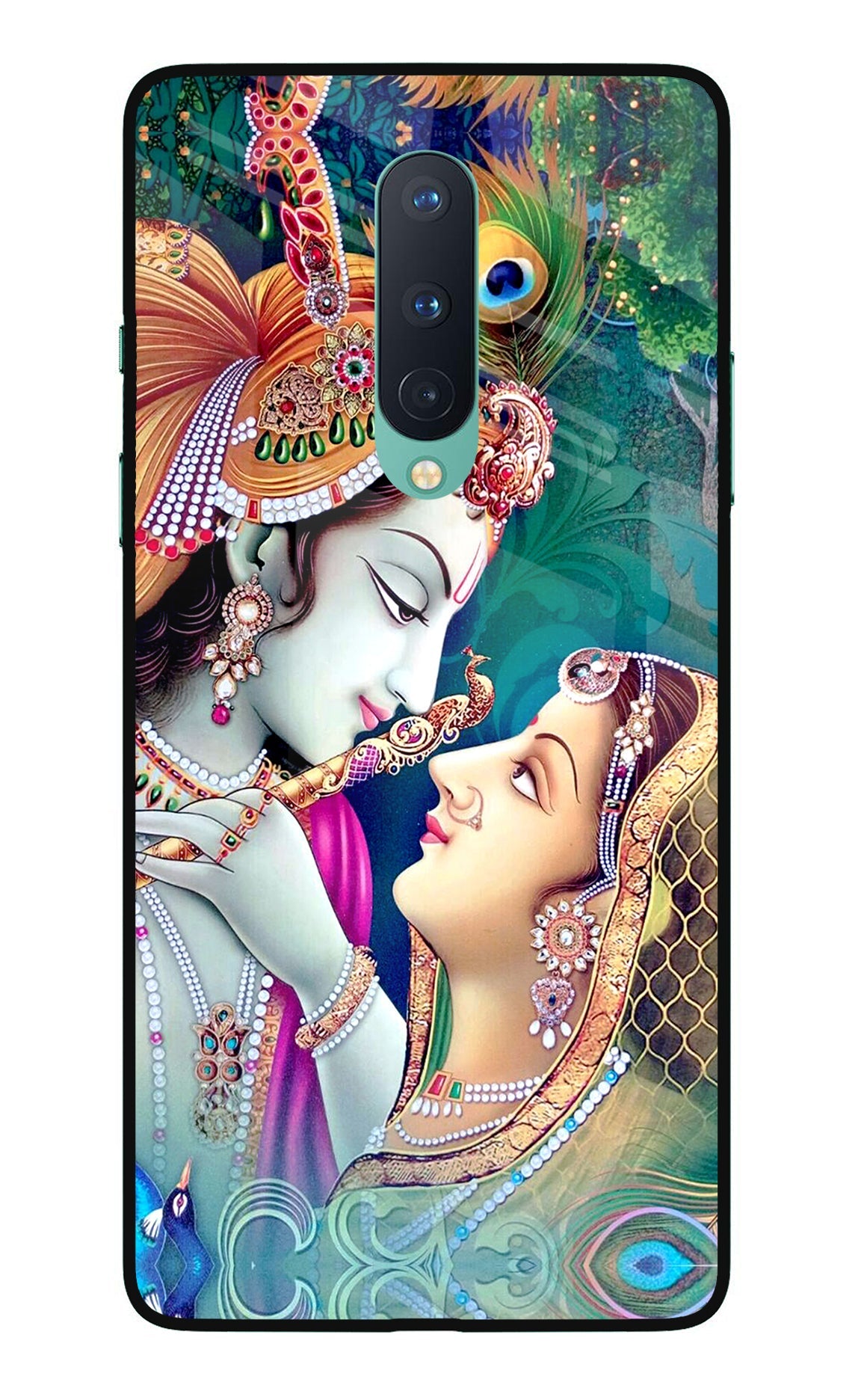 Lord Radha Krishna Oneplus 8 Glass Case