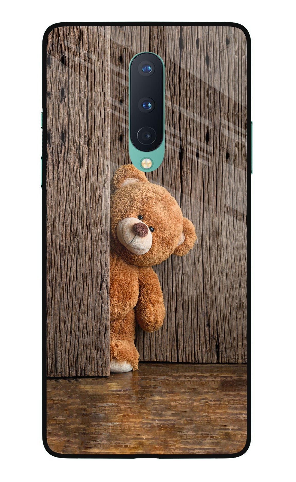 Teddy Wooden Oneplus 8 Back Cover