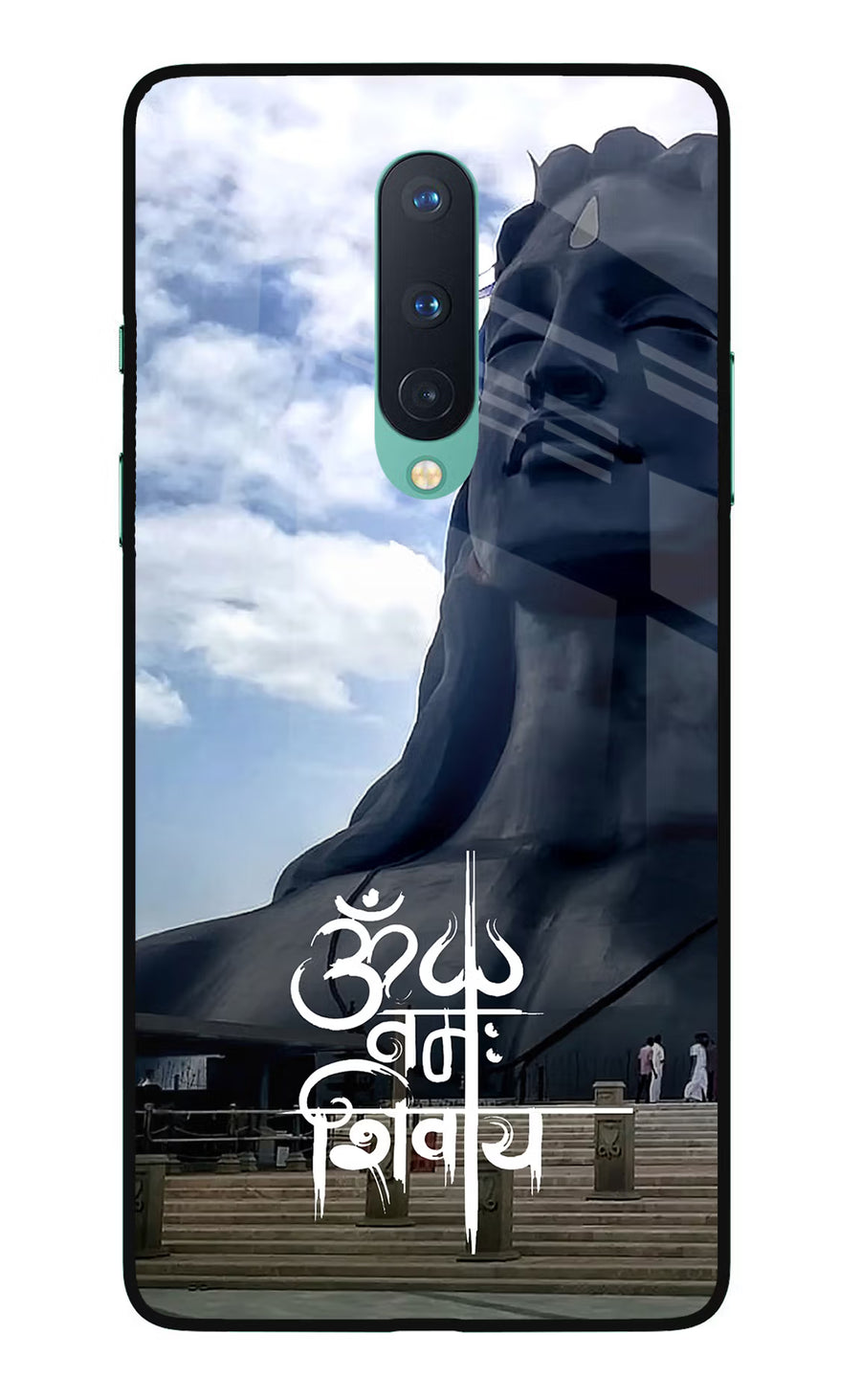 Om Namah Shivay Oneplus 8 Back Cover, Glass case