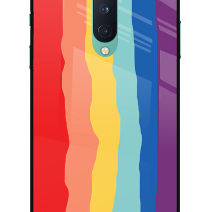 Rainbow Oneplus 8 Glass Case