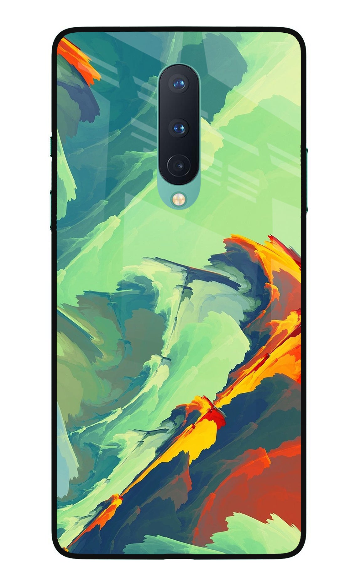 Paint Art Oneplus 8 Glass Case