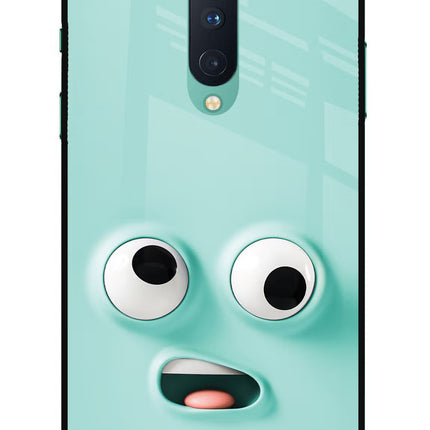 Funny Cartoon Oneplus 8 Glass Case Back Cover by Casekaro