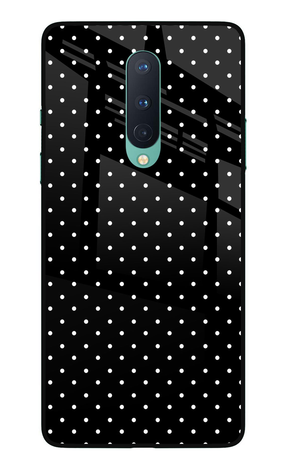 White Dots Oneplus 8 Back Cover