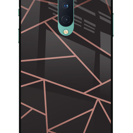 Geometric Pattern Oneplus 8 Glass Case