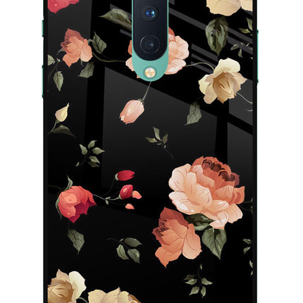 Flowers Oneplus 8 Glass Case
