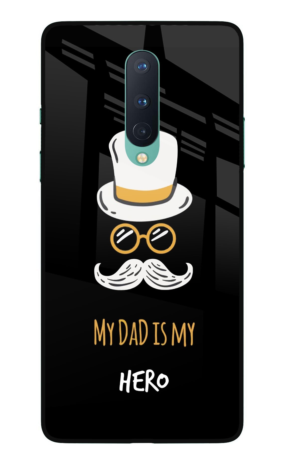 My Dad Is My Hero Oneplus 8 Glass Case