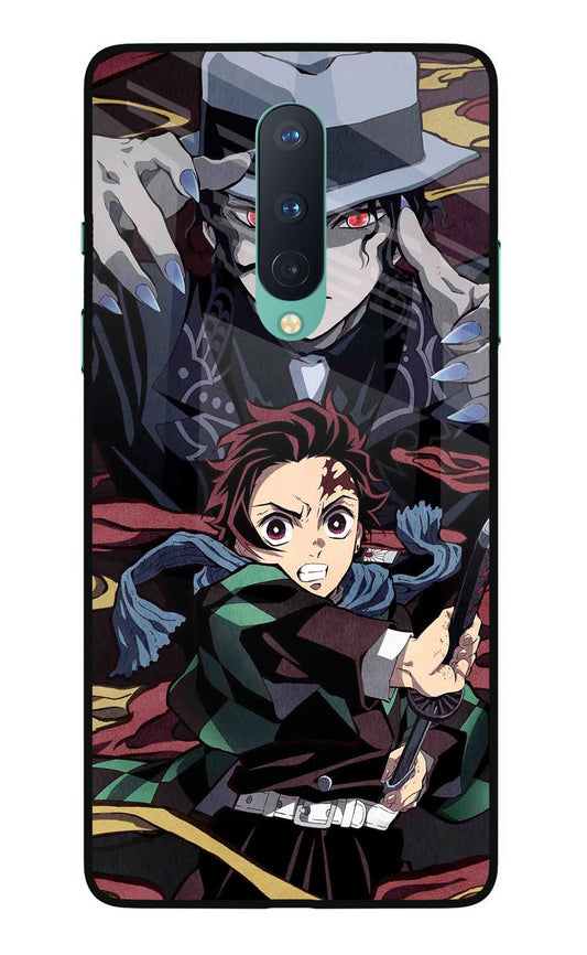 Demon Slayer Oneplus 8 Glass Case