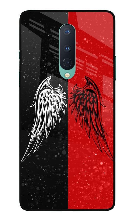 Wings Oneplus 8 Glass Case
