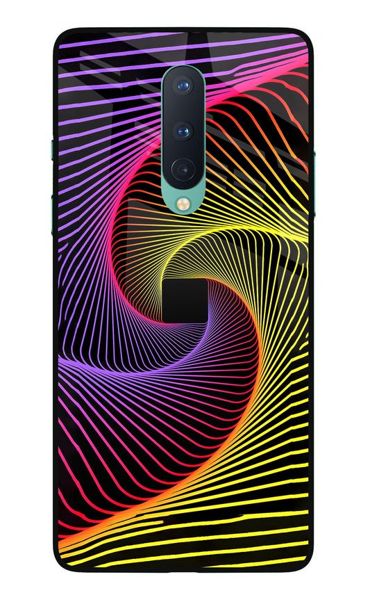 Colorful Strings Oneplus 8 Glass Case