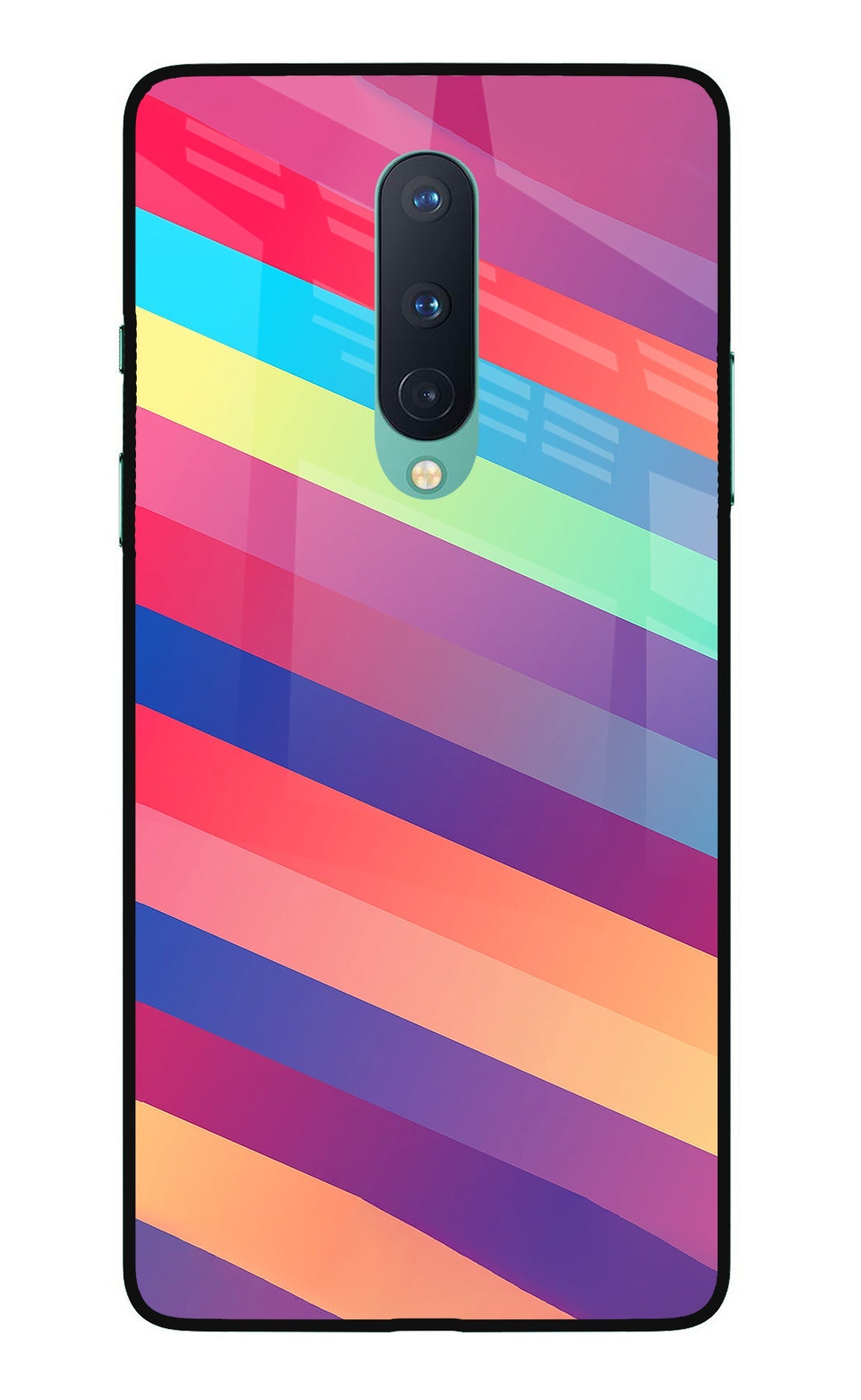 Stripes color Oneplus 8 Back Cover