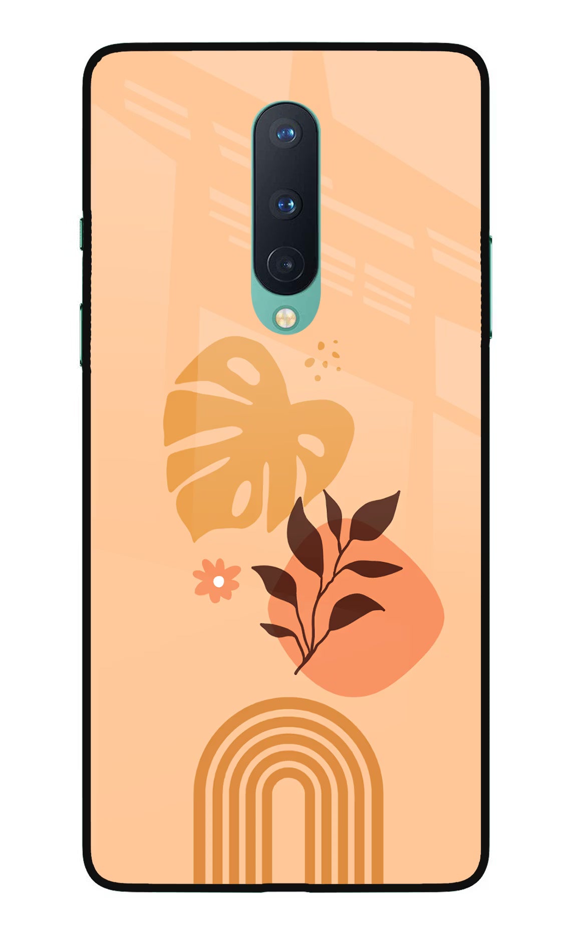 Bohemian Art Oneplus 8 Glass Case Back Cover by Casekaro