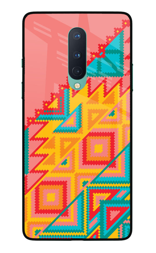 Aztec Tribal Oneplus 8 Glass Case