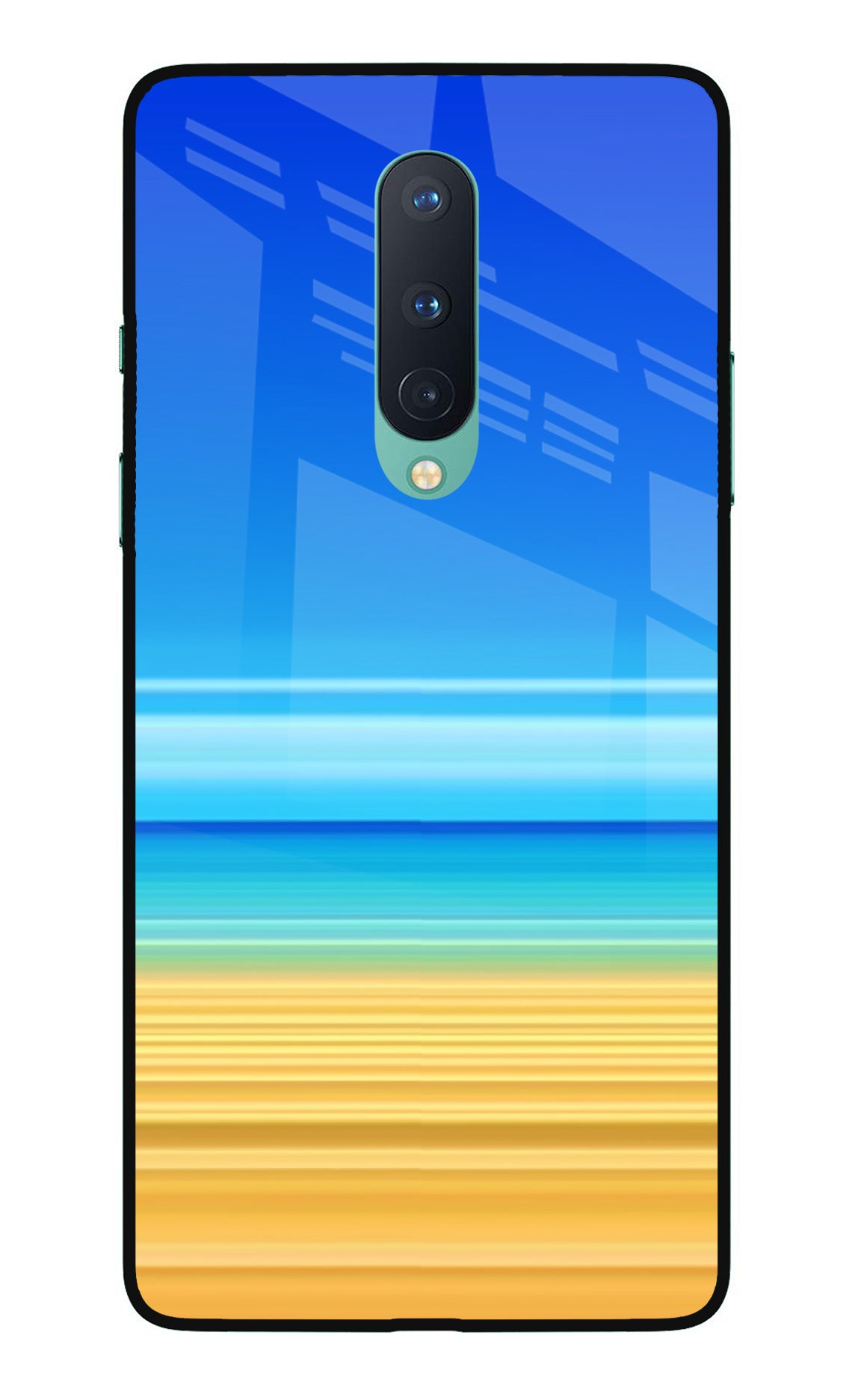 Beach Art Oneplus 8 Glass Case