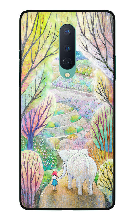 Nature Painting Oneplus 8 Glass Case