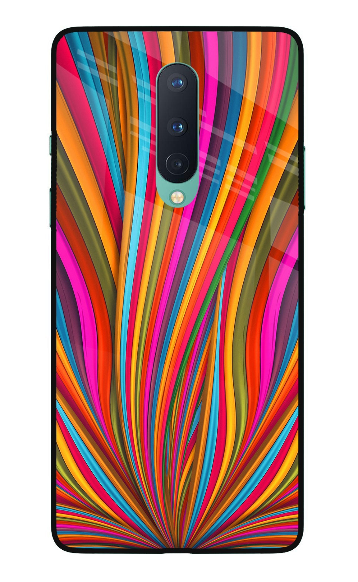 Trippy Wavy Oneplus 8 Back Cover