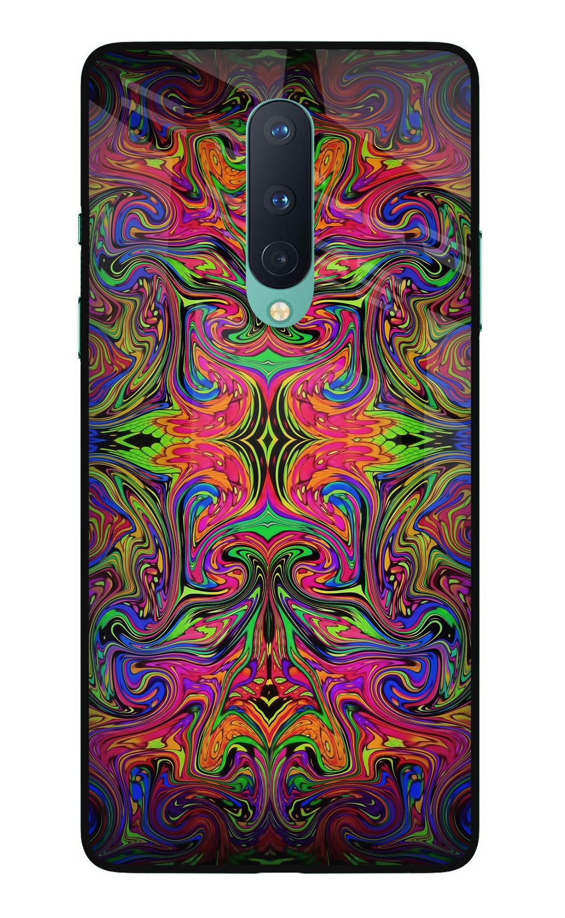 Psychedelic Art Oneplus 8 Glass Case