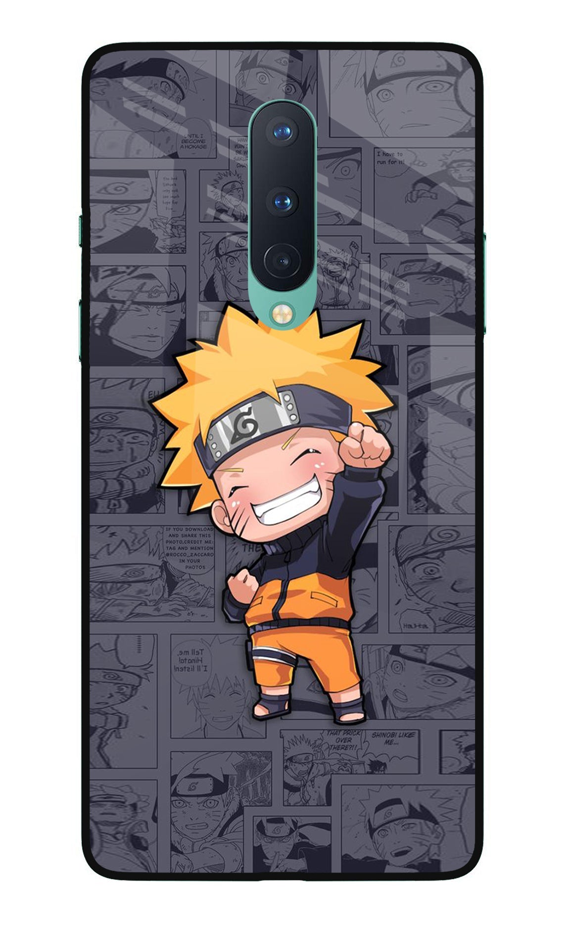 Chota Naruto Oneplus 8 Glass Case